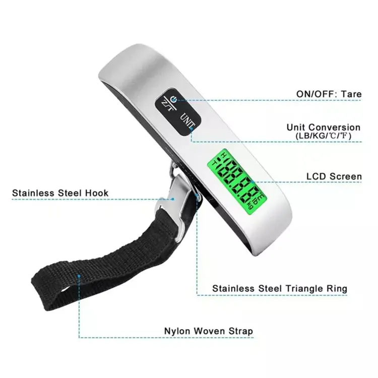 Цифровые подвесные весы для багажа 50 кг