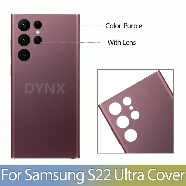 Задняя крышка для Samsung Galaxy S22 Ultra с модулем камеры