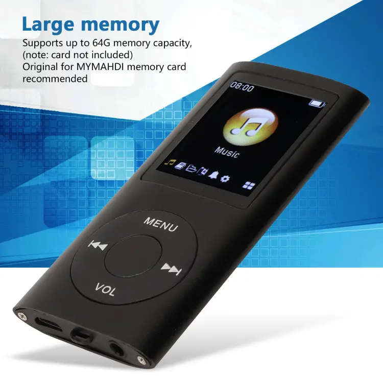 Портативный MP3-плеер с ЖК-экраном и Bluetooth