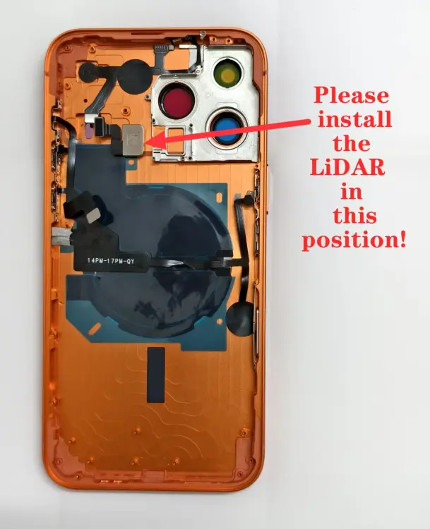 Корпус для iPhone 14 Pro Max с задней крышкой