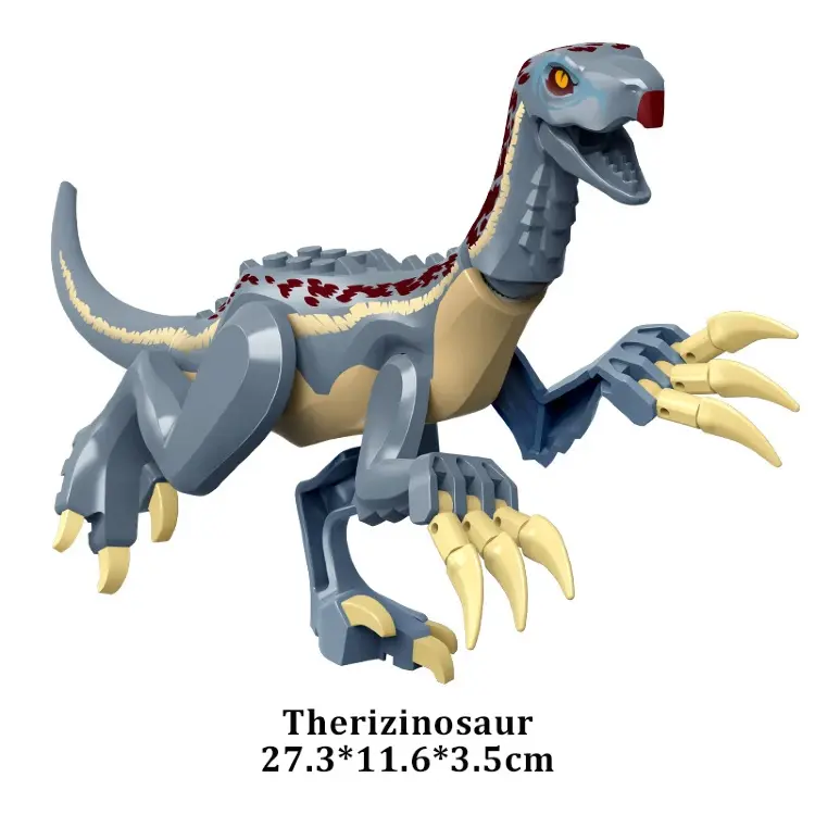 Конструктор динозавры Юрского периода T-Rex Трицератопс Велоцираптор