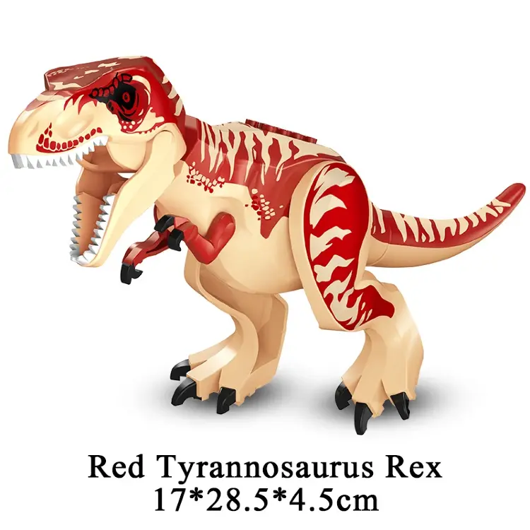 Конструктор динозавры Юрского периода T-Rex Трицератопс Велоцираптор