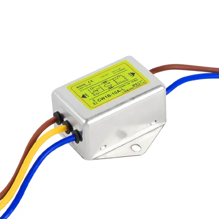EMI-фильтр CW1B 220В 50/60Гц 1А/3А/6А/10А для аудиосистем