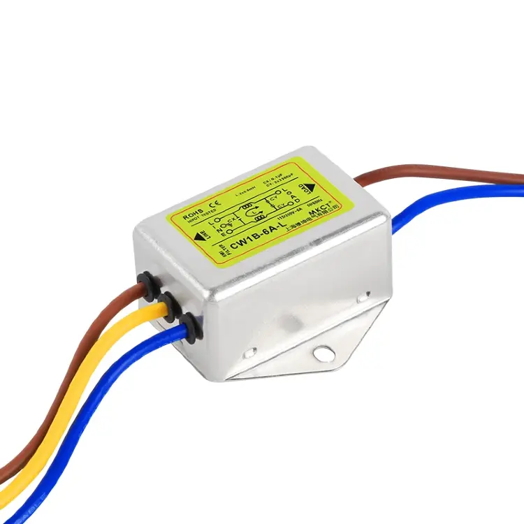 EMI-фильтр CW1B 220В 50/60Гц 1А/3А/6А/10А для аудиосистем