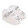 Белый с серебристыми деталями / 10CM(2-4 months)