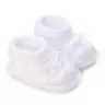 Белый с объёмными цветами / 9CM (Newborn )