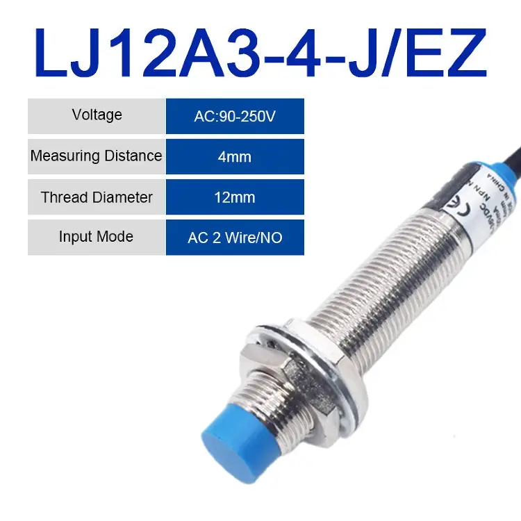 Индуктивный датчик приближения LJ12A3-4-Z M12 NPN/PNP 6-36V