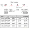 Вакуумный генератор CV-10HS 15HS 20HS 25HS-CK с клапаном контроля давления