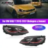 Светодиодные фары для VW Golf 7 2013-2017 с дневными огнями