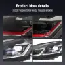 Светодиодные фары для VW Golf 7 2013-2017 с дневными огнями