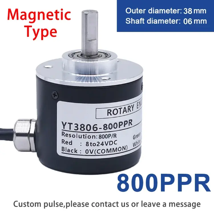 Инкрементный энкодер 38S6G5-B-G24N 50/100/200/360/400/500/600PPR AB NPN DC8-24V