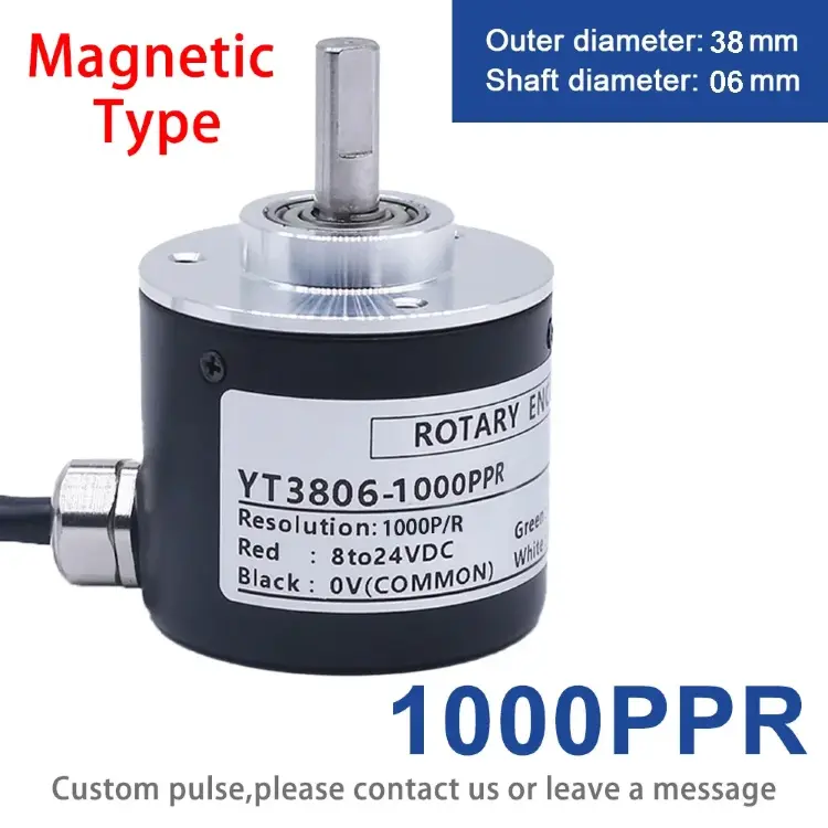 Инкрементный энкодер 38S6G5-B-G24N 50/100/200/360/400/500/600PPR AB NPN DC8-24V