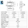 Трехфазное твердотельное реле SSR-3DA SSR-3AA 10-120A DC-AC с нулевым срабатыванием