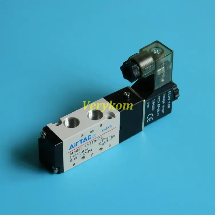 Пневматический электромагнитный клапан 4V210-08 5/2 DC24V AC220V