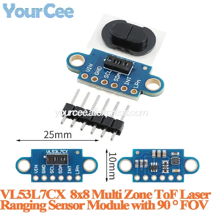 Лазерный датчик приближения ToF VL53L4CD/VL53L7CX/VL53L8CX