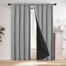 Серый / 100X130CM 1PC / Rod Pocket