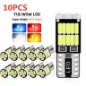 Светодиодные лампы T10 W5W 26 SMD 4014 Canbus белые для автомобиля