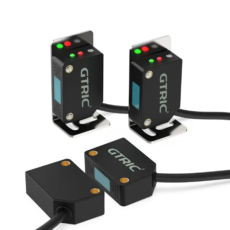 GTRIC квадратный лазерный фотоэлектрический датчик NPN PNP 10-30V DC диффузное отражение