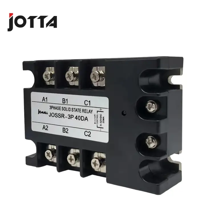 Трехфазное твердотельное реле SSR 10DA/25DA/40DA/60DA, 480В AC, 3-32В DC