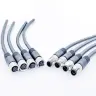 Авиационный разъем M8 водонепроницаемый соединительный кабель 3/4/6/8 контактов
