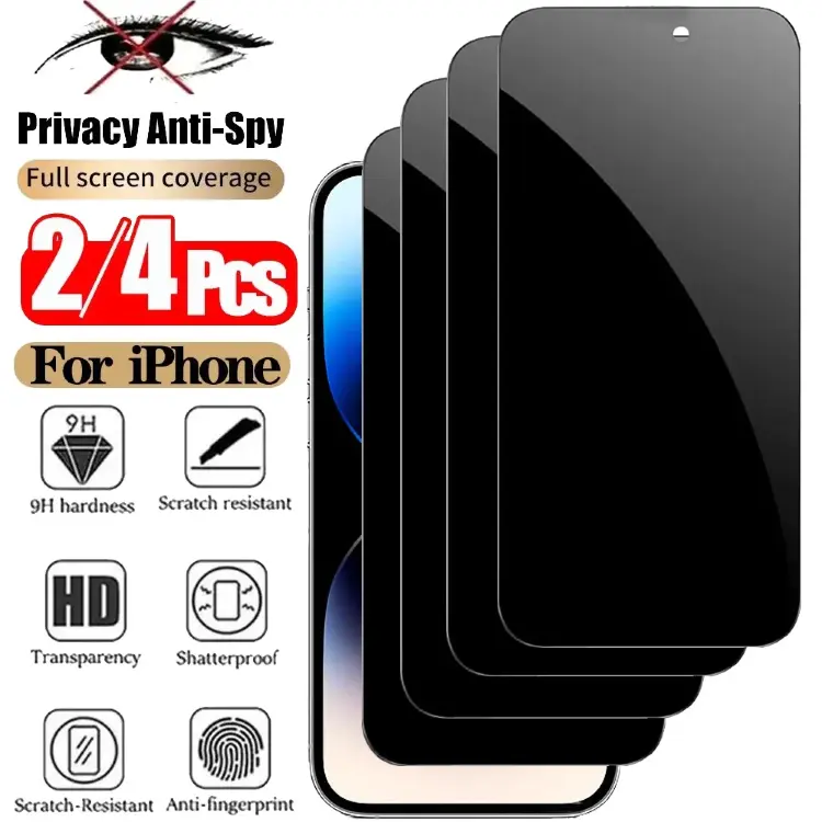 Защитная пленка для экрана iPhone с антишпионским эффектом