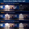 Солнечный фонарь с датчиком движения 234 LED, 3 режима, IP65