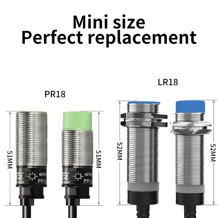 Датчик приближения M18 NPN PNP PR18-5DN PR18-5DP индуктивный 12-24В