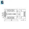 Модуль регулятора напряжения LCTC 380В трехфазное SSR 25A 40A 60A 100A 150A 200A