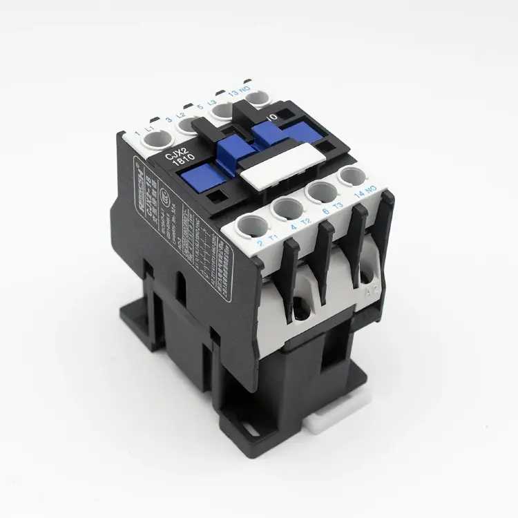 Контактор CJX2-1810 LC1 переменного тока 18 А 3-полюсный 380/220/110/48/24 В DIN