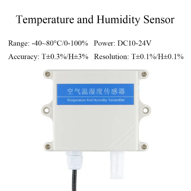 Датчик температуры и влажности RS485 0-5V 0-10V 4-20mA с дисплеем