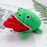 Плюшевый кошелек для монет с лягушкой