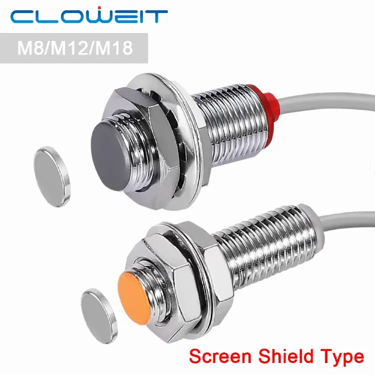 Магнитный датчик приближения Cloweit Hall NJK M8/M12/M18 NPN/PNP 24В
