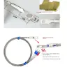 Датчик температуры K/PT100 с шайбой 6 мм, кабель 1-10 м, 0-600°C