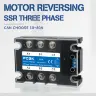 Реле заднего хода 3-фазное твердотельное SSR 10-30В DC 480В AC 10А-80А