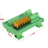 Монтажная плата распределения питания DIN-рейка 6 позиций AC/DC 5-32V 40A