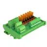 Монтажная плата распределения питания DIN-рейка 6 позиций AC/DC 5-32V 40A