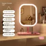 LED-зеркало для макияжа с сенсорным управлением и трёхцветной подсветкой