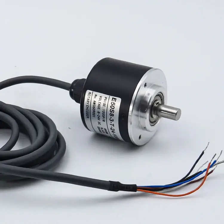 Оптический поворотный энкодер E50S8 NPN, DC5V/12-24V, 8мм, 50мм