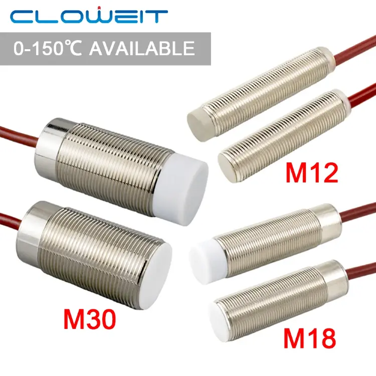 Высокотемпературный бесконтактный датчик Cloweit M12/M18/M30 NPN PNP