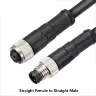 Чёрный 5 / 2M Cable / 8Pin A Type / PVC cable