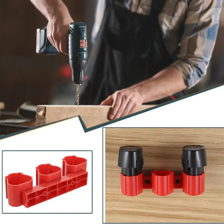 Держатель для аккумуляторов Milwaukee 10.8/12V, настенный кронштейн