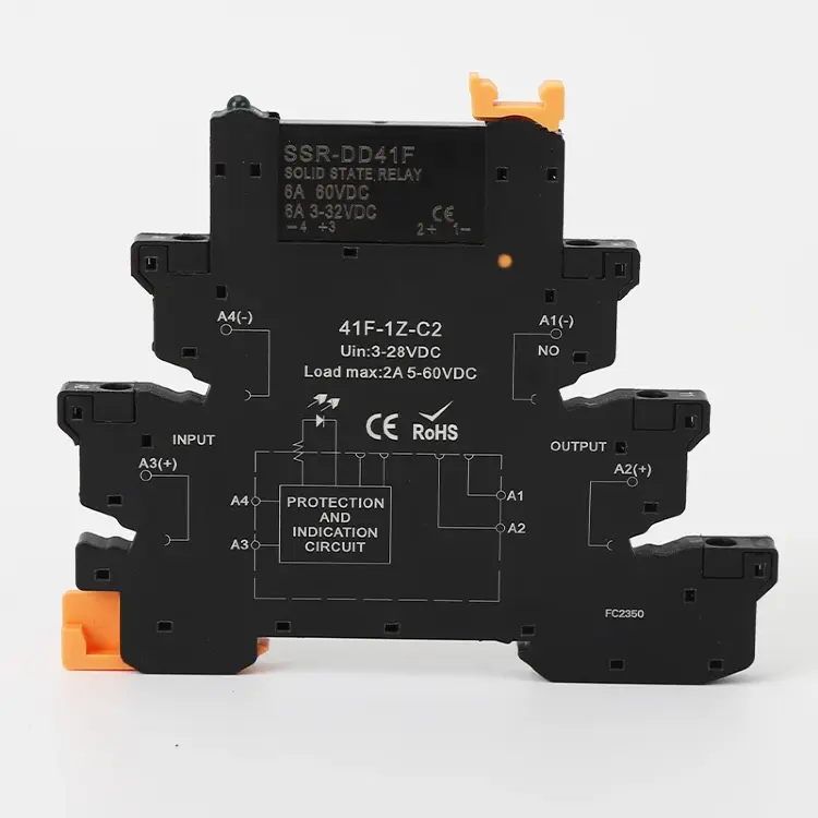 Модуль твердотельного реле DC Control AC DIN SSR Slim 41F-1Z-C2 C4