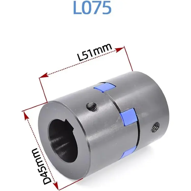 Трехкулачковая муфта L075 D45 L51 10-25 мм для серводвигателей