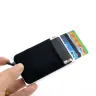 Алюминиевый кошелек с RFID-защитой и автоматическим выдвижением карт