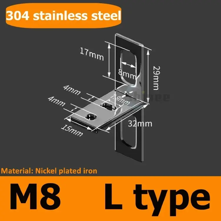 Кронштейн датчика приближения M8/M12/M18/M30 SN04 E3JK
