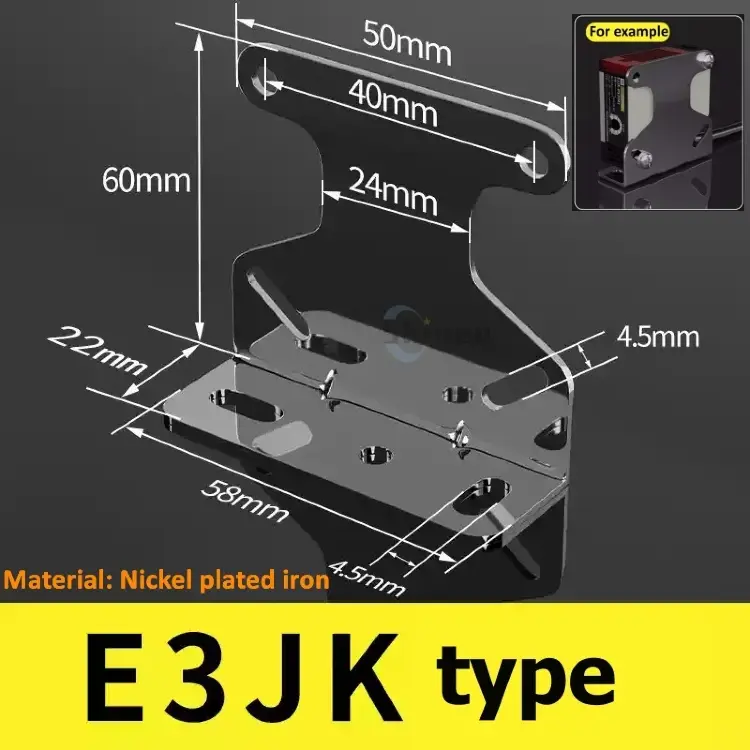 Кронштейн датчика приближения M8/M12/M18/M30 SN04 E3JK