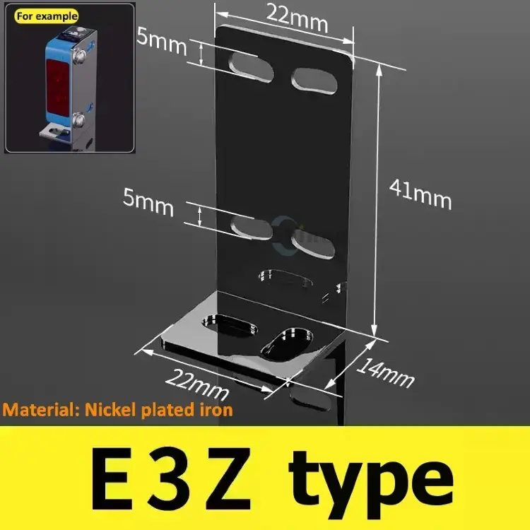 Кронштейн датчика приближения M8/M12/M18/M30 SN04 E3JK