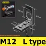 M12 L type nickeling / 10PCS