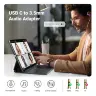 ЦАП Hi-Fi усилитель для наушников USB Type-C на 3,5 мм