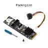 Адаптер M.2 NVMe PCIe на USB 3.1 TYPE-E и 19/20PIN для передней панели